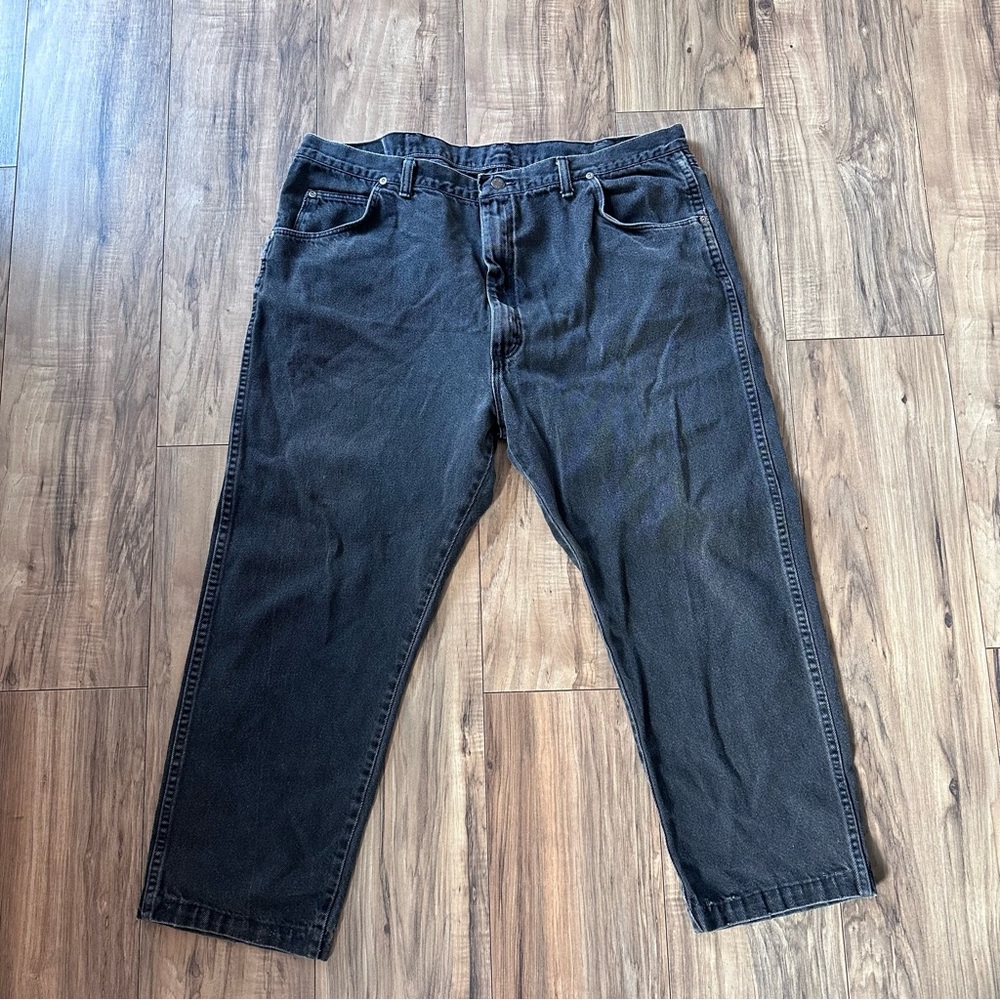 Wrangler faded black jeans